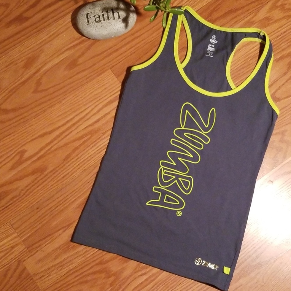 Zumba racer back tank spicy sm